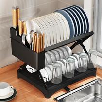 kitchen dish rack x-type dinnerware rack storage foldable dish draining rack household multi-functional dish rack