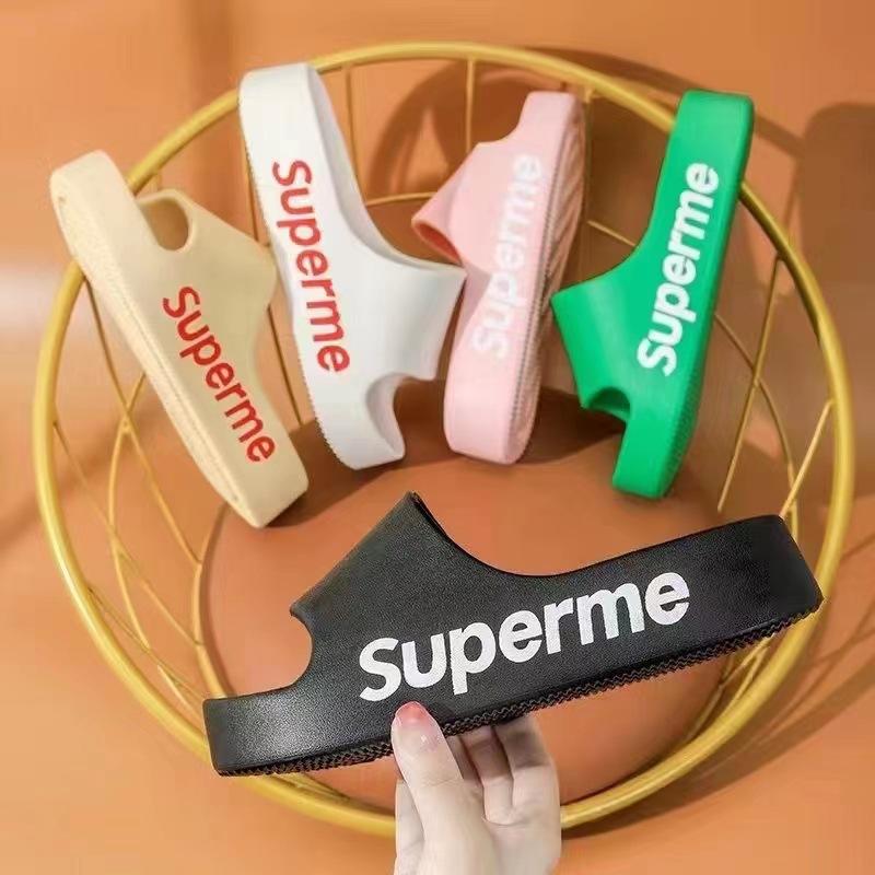 Spot Foreign Trade Plastics Shoe Slippers Men's and Women's Platform Slippers Sports Style Comfortable Simple Lightweight Guangzhou Women's Shoes full figure