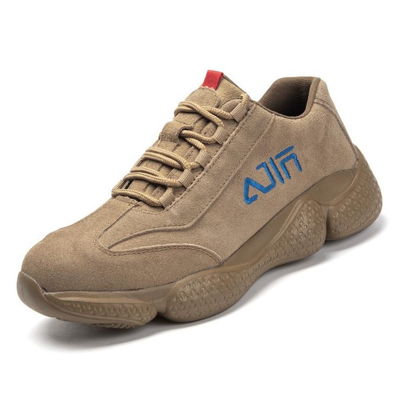 labor protection shoes men's work shoes anti-smashing and anti-penetration lightweight breathable and wearable work shoes safety welder shoes wearable shoes Item Picture