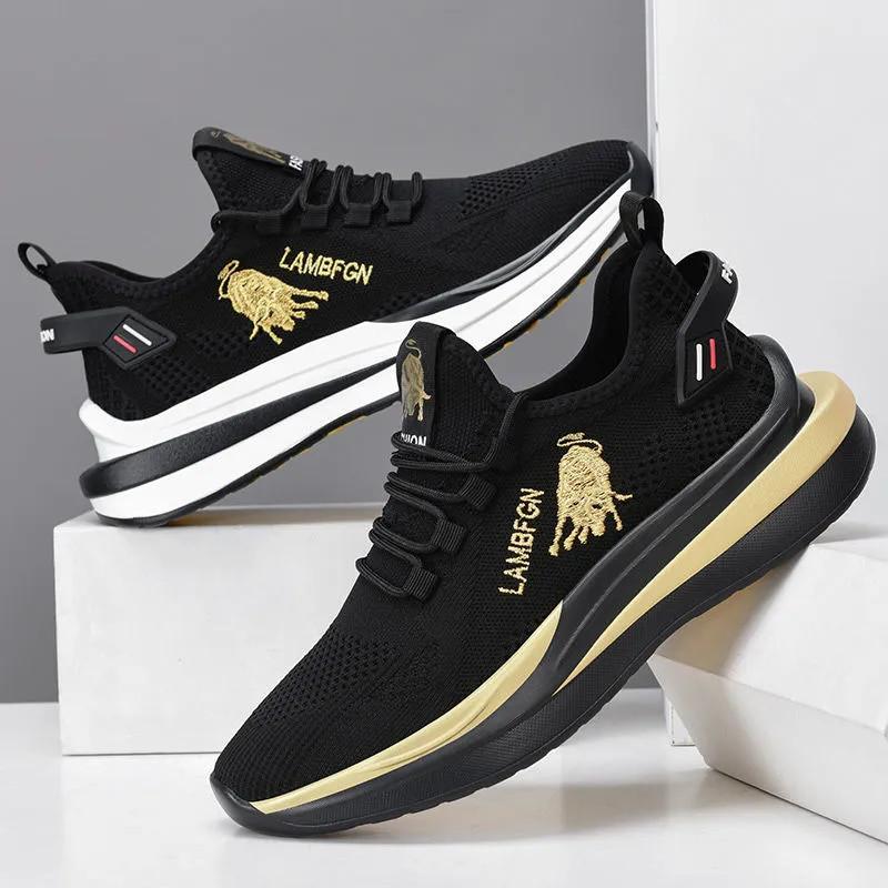 foreign trade 2024 men's sports casual shoes men's summer trendy new shoes round toe black spring men's shoes wholesale Application Scenario