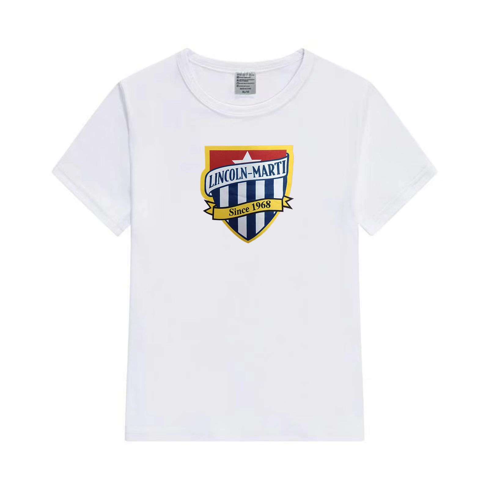 Round-neck T-Shirt school uniform customization with multiple color options for men's, women's and couple outfits, suitable for primary, junior high and senior high school 001. details Picture