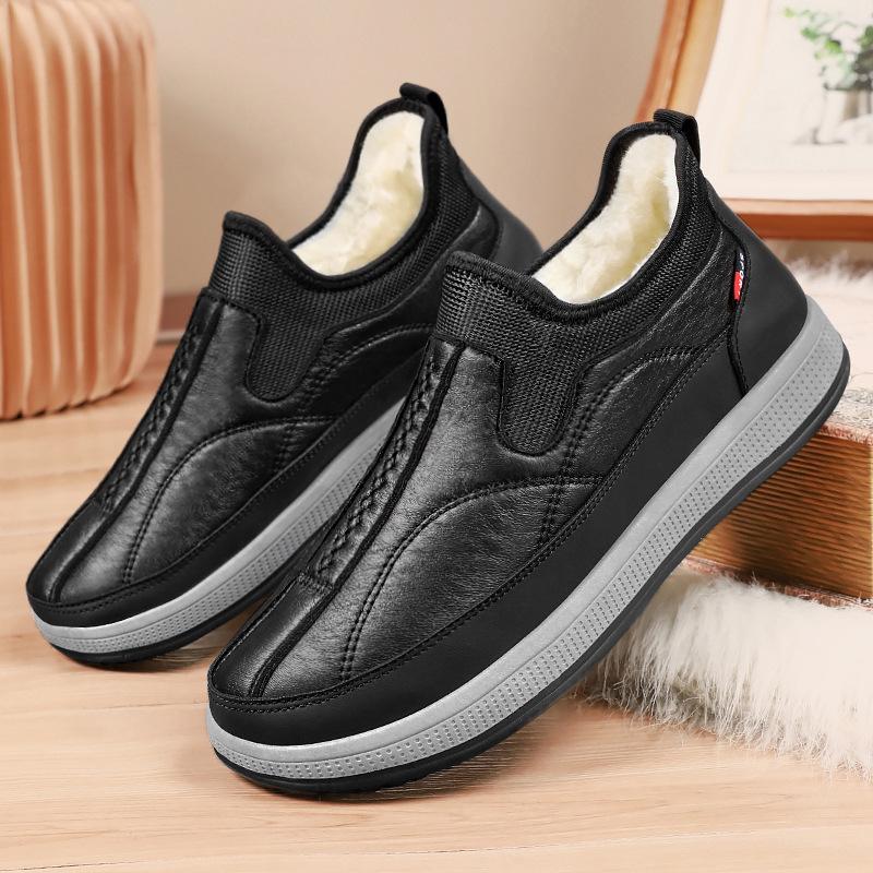 cotton shoes winter new outdoor casual and comfortable men's shoes warm slip-on fleece-lined thick dad shoes one piece dropshipping Application Scenario
