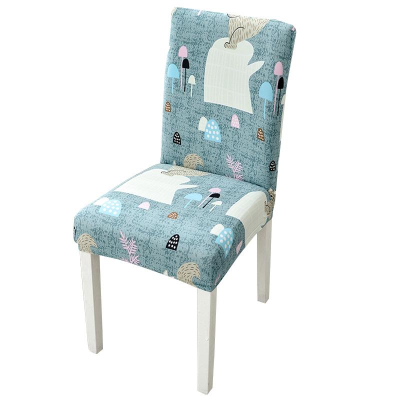 Chair Cover Household One-Piece Chair Cushion Cover Elastic Universal Dining Seat Cover Dining Table Chair Covers Stool Cover