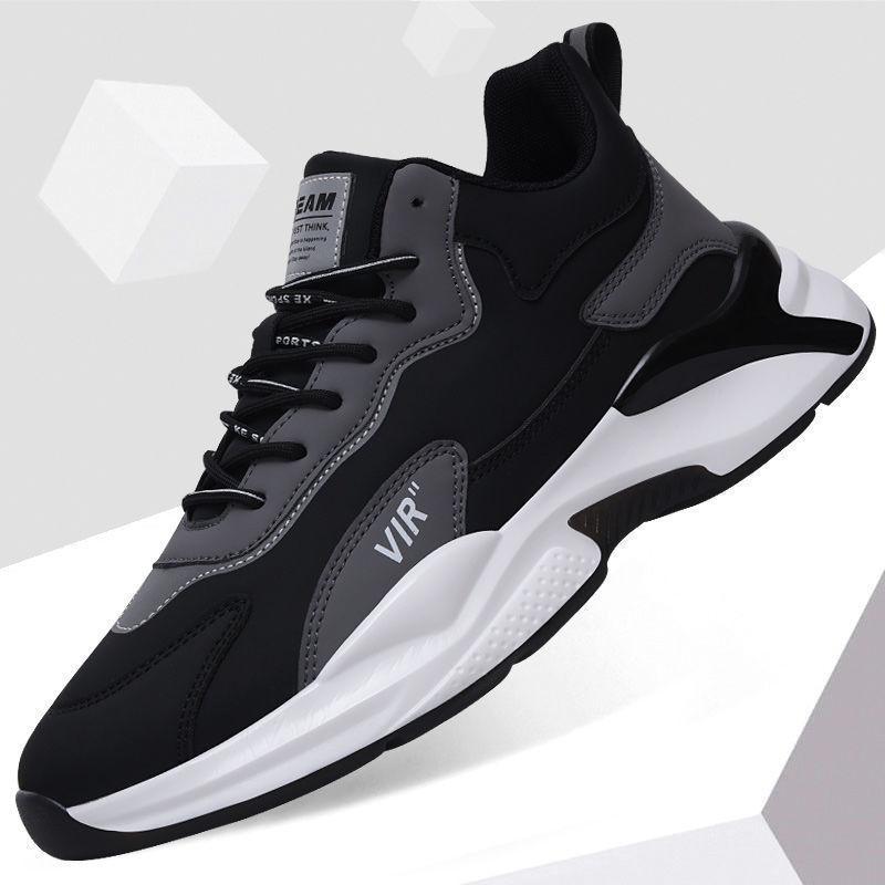 cross-border men's shoes single cotton same style 2023 autumn and winter new pu surface comfortable lightweight outdoor sports breathable casual men's shoes full figure