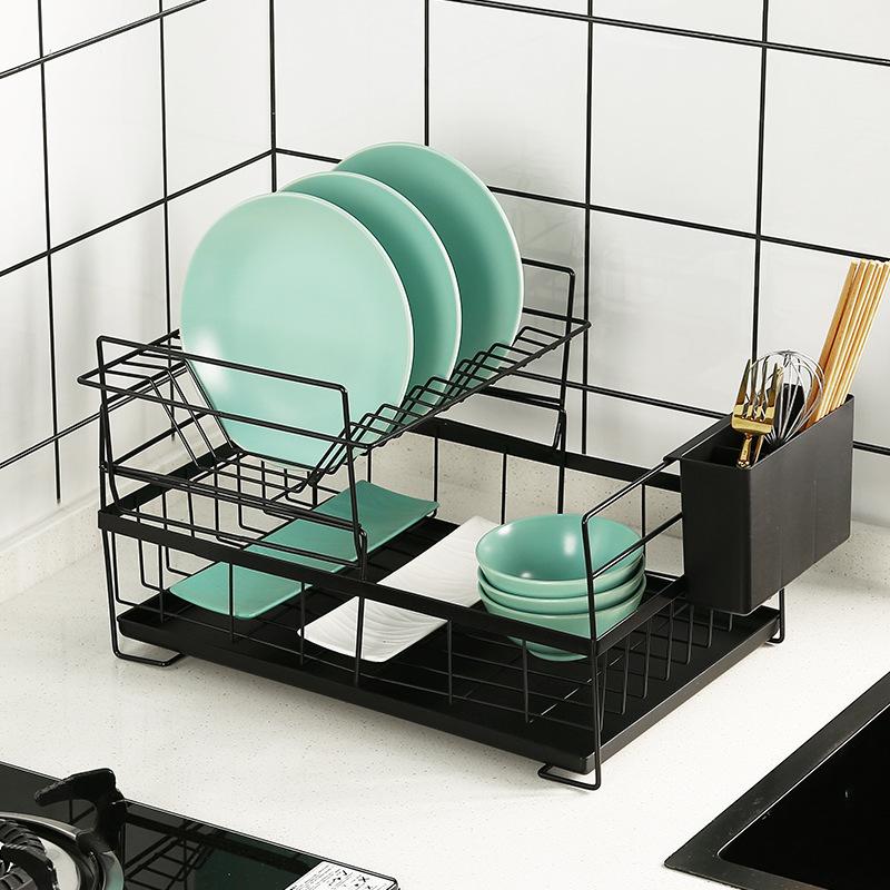 Draining Bowl Rack Kitchen Dish Rack Draining Rack Dish Drainer Household Dish Rack Sink Storage Shelf Tableware Draining Rack