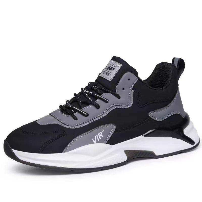 cross-border men's shoes single cotton same style 2023 autumn and winter new pu surface comfortable lightweight outdoor sports breathable casual men's shoes Item Picture