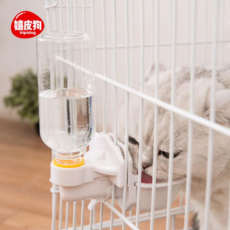 Dog Hanging Cage Drink Fountain Hanging Drinking Water Apparatus Cat Kettle Drinking Water Dispenser Water Feeder Pet Supplies