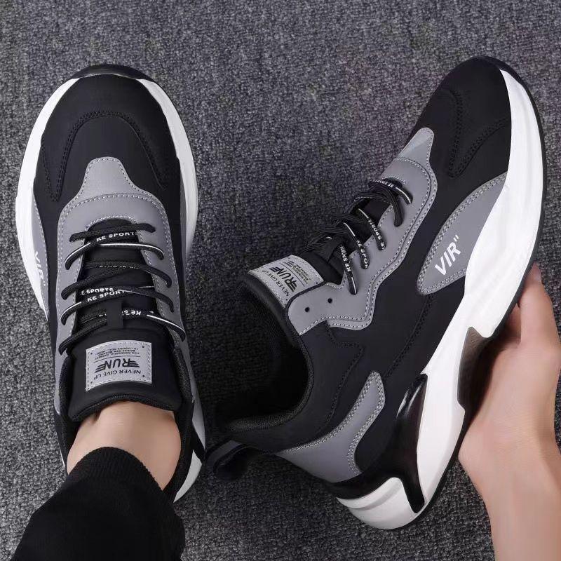cross-border men's shoes single cotton same style 2023 autumn and winter new pu surface comfortable lightweight outdoor sports breathable casual men's shoes Specification drawing