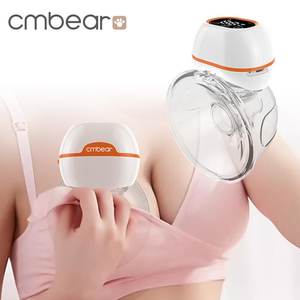 cross-border amazon cmbear wearable electric breast pump breast pump hands-free large suction