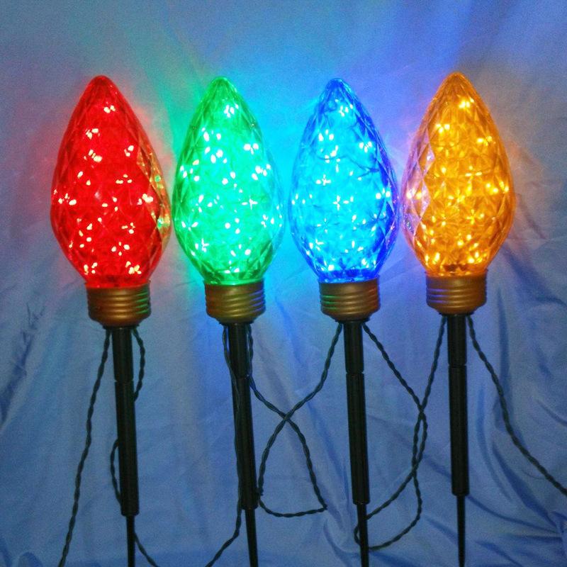 Jindingsheng Christmas Holiday Decoration Bulb C9 Christmas Lighting Led Bulb String Large C9 Ground Lamp Outdoor