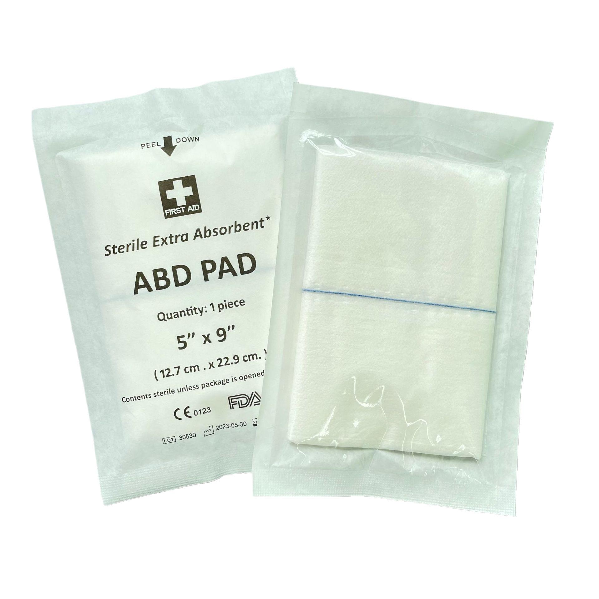 hemostatic pad abd abdominal pad absorbent pad gauze piece cross-border first aid kits accessories abdominal pad Item Picture