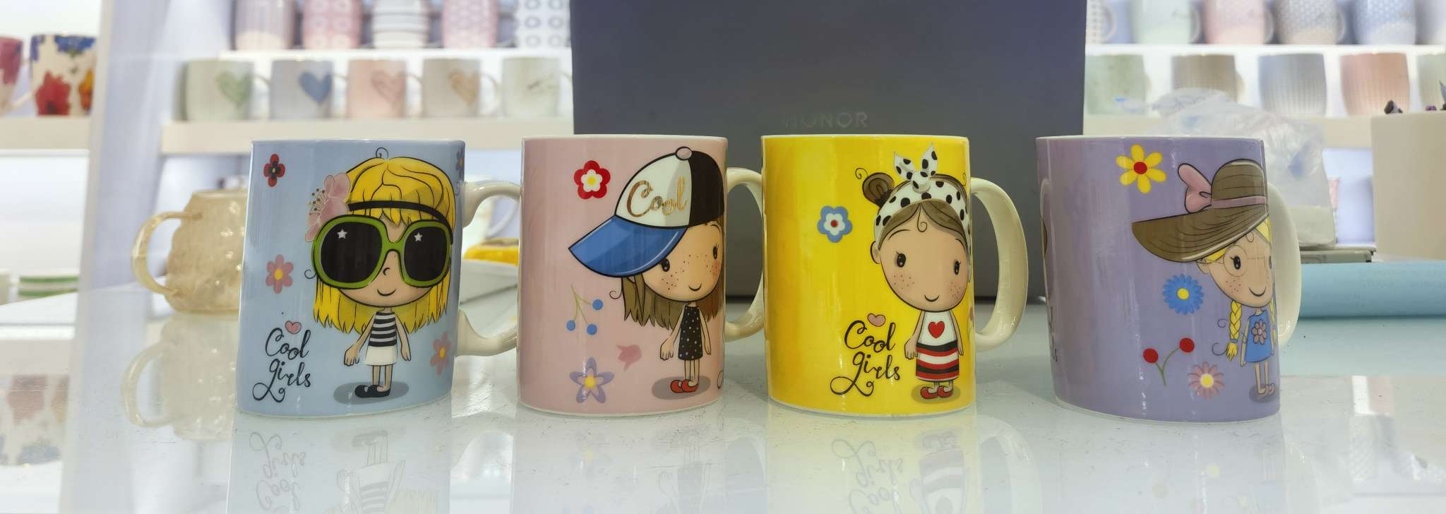 Cartoon character cup Ceramic cup ceramic