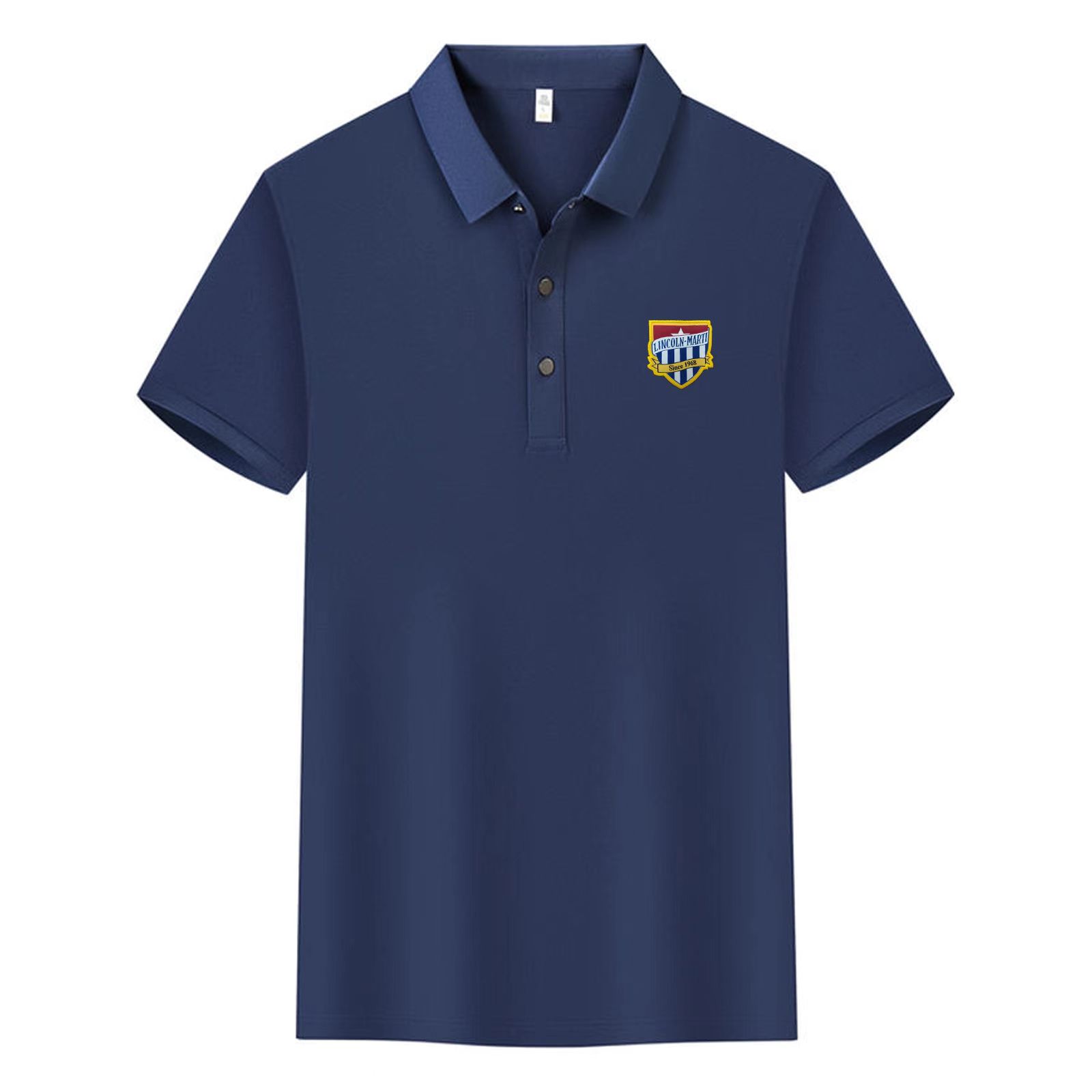 Cross-border lapel children's polo shirts and school uniforms are custom-made in various colors. The logos for men's and women's uniforms are suitable for primary, junior high and senior high schools Specification drawing
