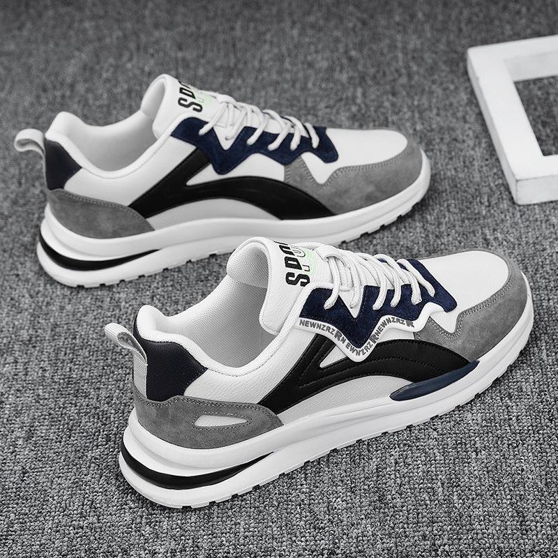 men's shoes spring 2024 new trendy mesh breathable sports and leisure running youth daddy versatile trendy shoes details Picture