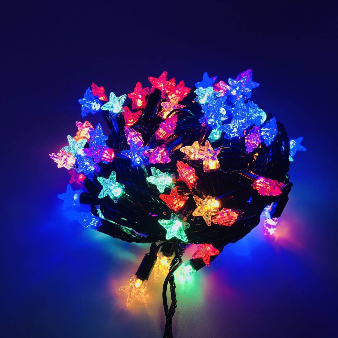 圣诞氛围室内LED灯串 彩灯9M LED灯串发光串灯圣诞节日