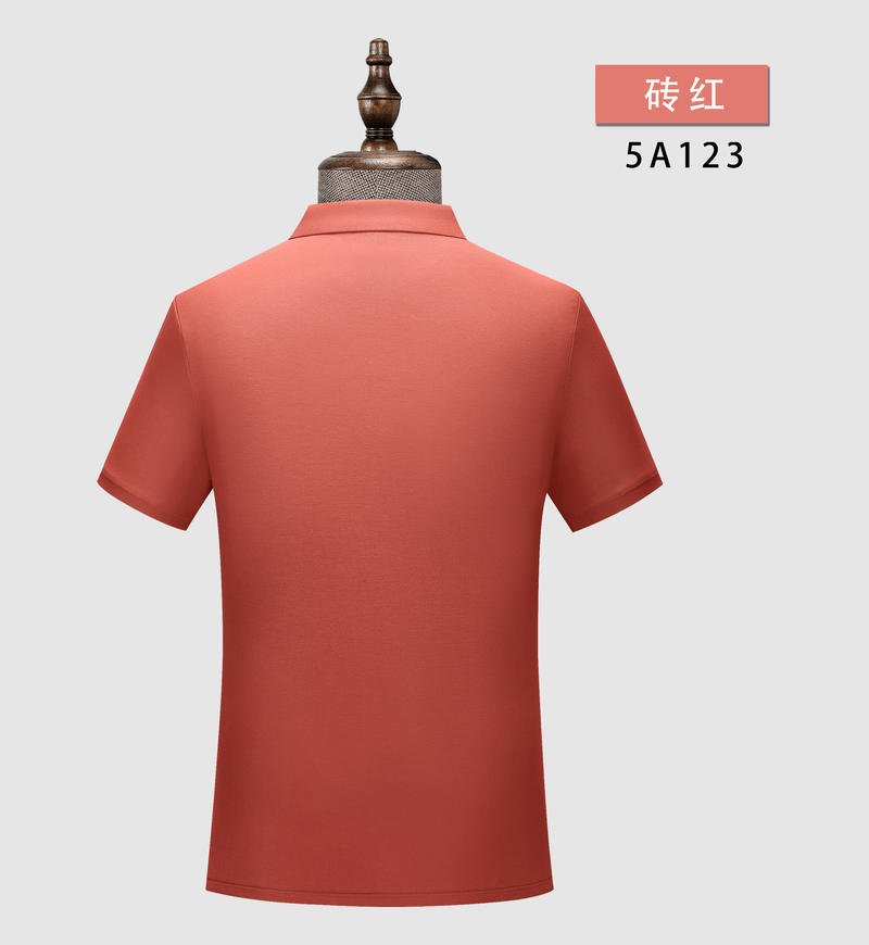 春夏款宽松舒适珠花拉架纯色短袖翻领POLO衫DX-5A123详情27