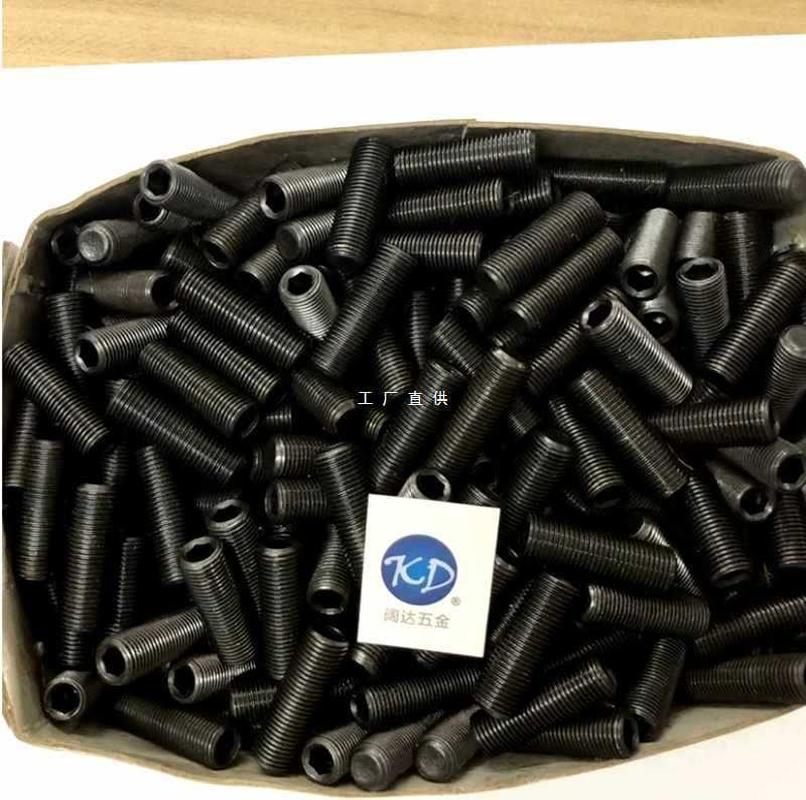 m12 * 1*1.25*1.5 12.9 grade fine thread headless hexagon socket head cap screw jackscrew tightening oil plug plug full figure