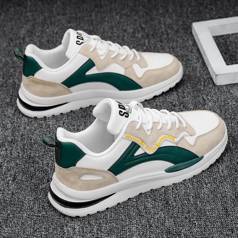 men's shoes spring 2024 new trendy mesh breathable sports and leisure running youth daddy versatile trendy shoes Item Picture