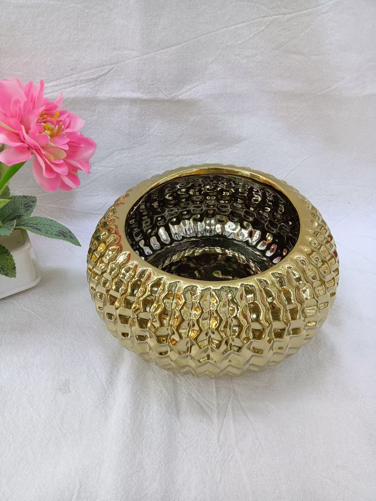 Solid-color flower pot ornaments, handicraft decorations, solid-color handicraft ornaments, gifts/decorations, compact