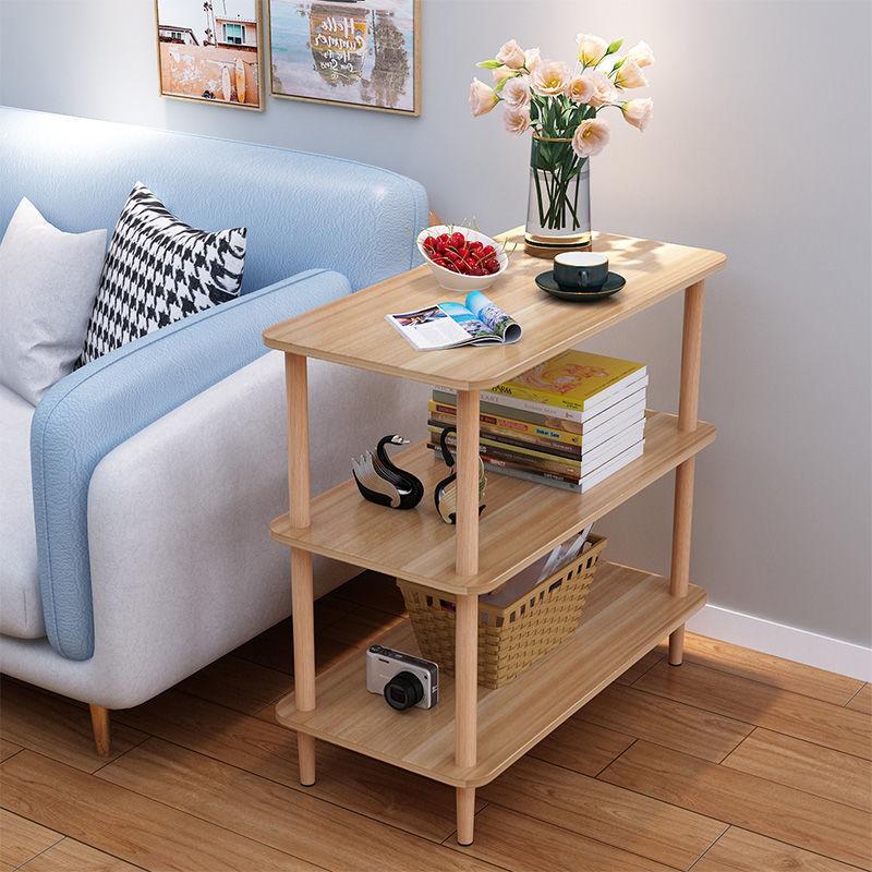 sofa side table corner table living room small coffee table mobile small table new household round small dining table tv cabinet flower stand Item Picture