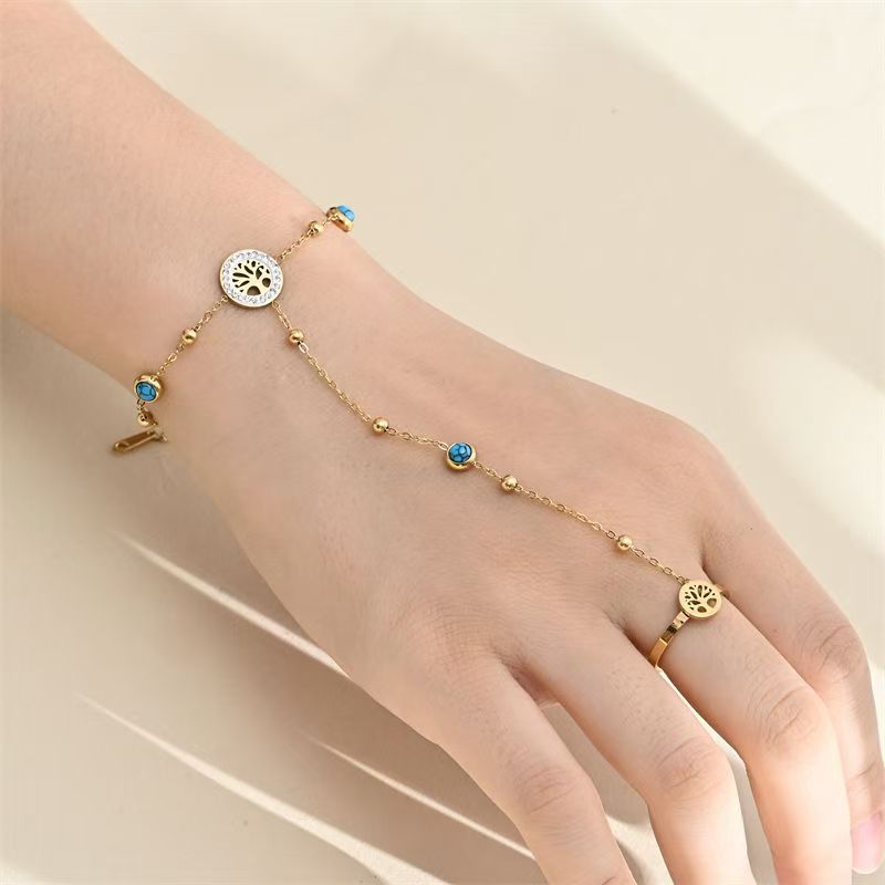 不锈钢饰品材质304配件天然石头长度2.5_3公分宽度2.0大小都可以做电镀真空炉内不易退色间金也可以镀中高端货订货十天详情图3