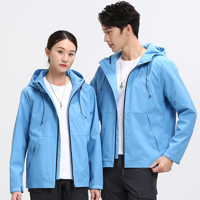 冲锋衣/登山服男宽松户外/防风衣女/户外登山服/冲锋衣男连帽户外产品图