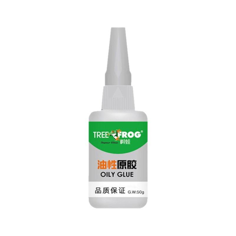 tree frog manufacturer 50g oily raw glue popular tiktok fast hand supermarket all-purpose adhesive household glue with box 502 Item Picture