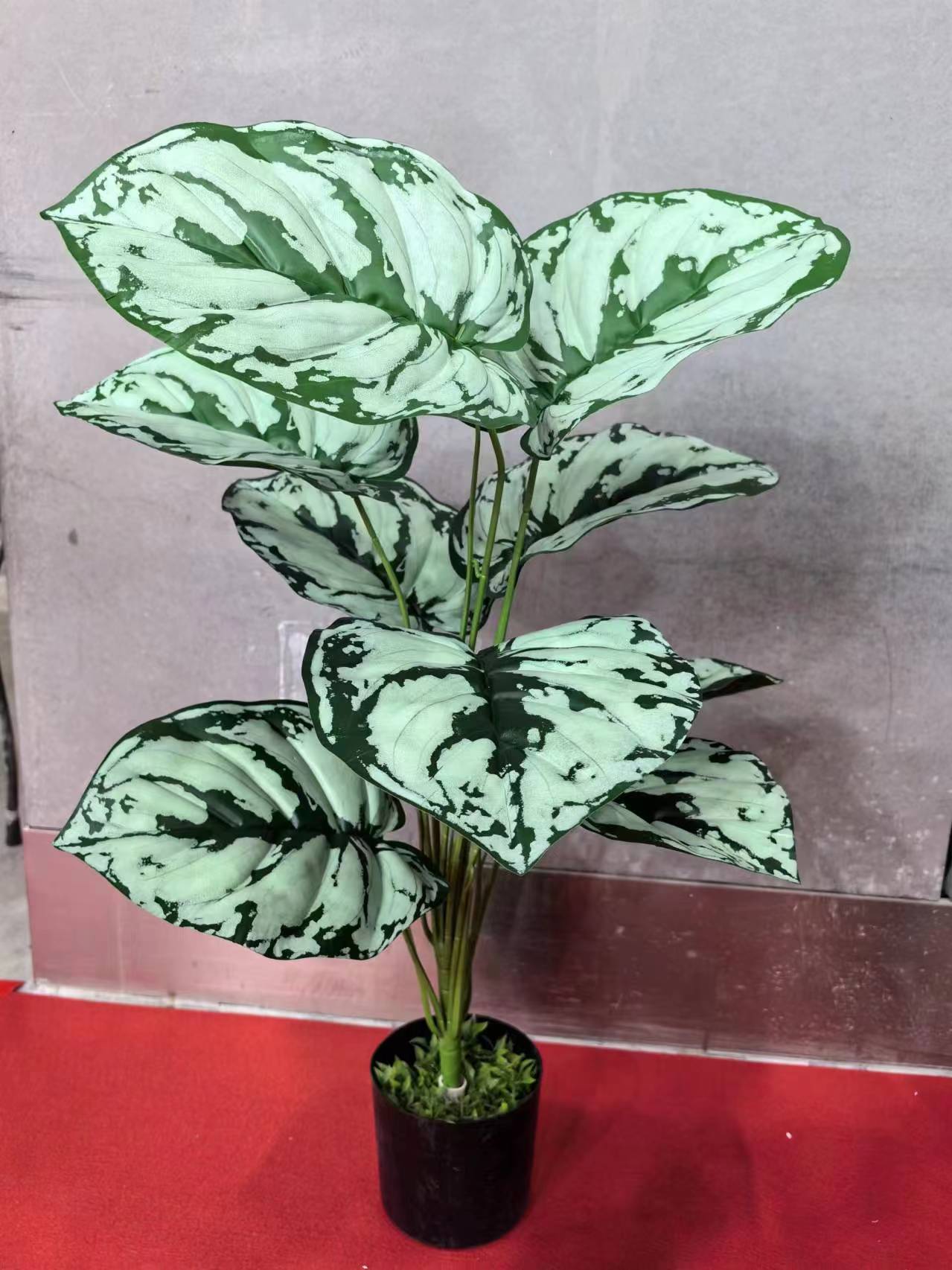 9头小树仿真花绿萝 仿真盆栽仿真绿植仿真植物跨境热卖大型仿真绿植