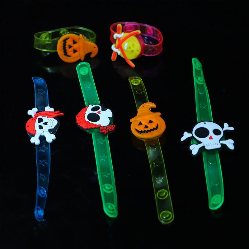 flash creative glow watch children cartoon halloween gift gift bracelet stall supply boys and girls toys