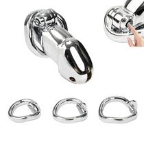 Metal Men's Aircraft Head Bird Cage Chastity Lo Comrade SM Alternative Binding Training Supplies Adult Sex Toys
