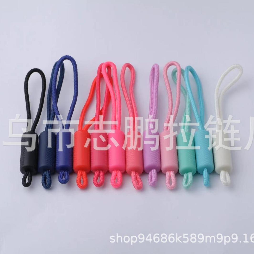 in stock tpu zipper head pull tail kindergarten children's schoolbag zipper head drawstring bags injection molding pull climbing pull tab rope