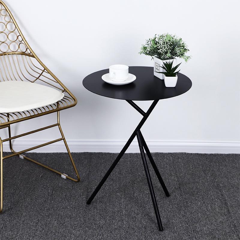 nordic simple home iron coffee table b & b round small coffee table home side table restaurant coffee table