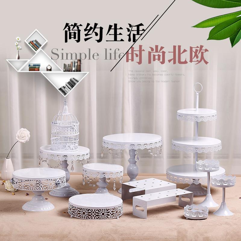 dessert table decoration cold meal tea break table display tray display stand iron bird cage afternoon tea snack stand cake stand