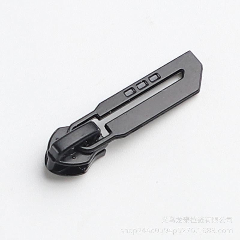supply metal no. 5 black with lock pull head outdoor luggage tent more than zinc alloy zipper puller styles available Application Scenario