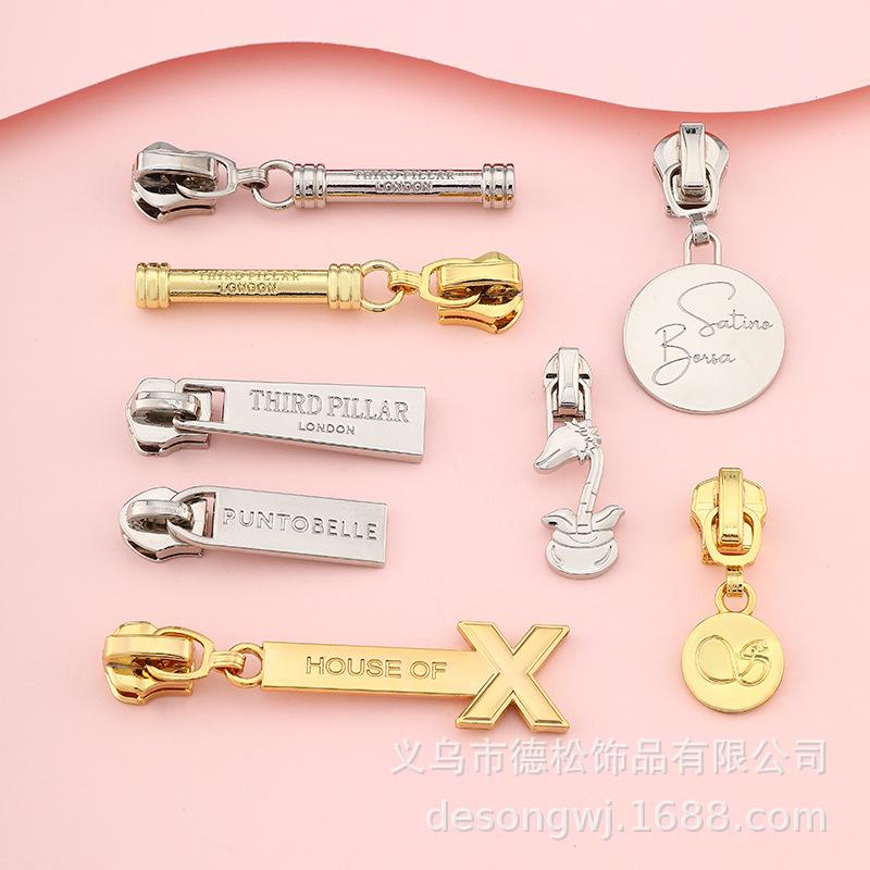Zinc Alloy Zipper Puller Support Can Make No. 3 Nylon Slider with Pull Luggage Accessories Clothing Accessories Pull Tab No. 5 Zipper Head