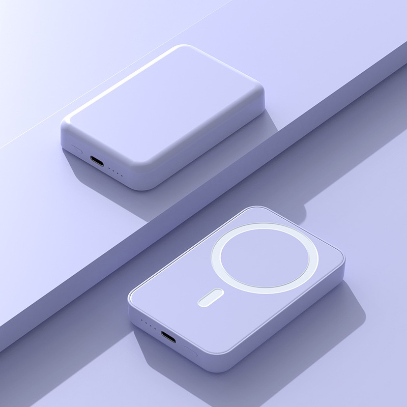 Wireless magnetic fast charging compact portable power bank details Picture