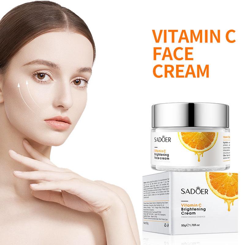 Full English Face Cream Sadoer Nourishing Brightening Pomegranate Fresh and Beautiful Face Cream 50G Cross-Border Foreign Trade Factory Direct Sales Application Scenario