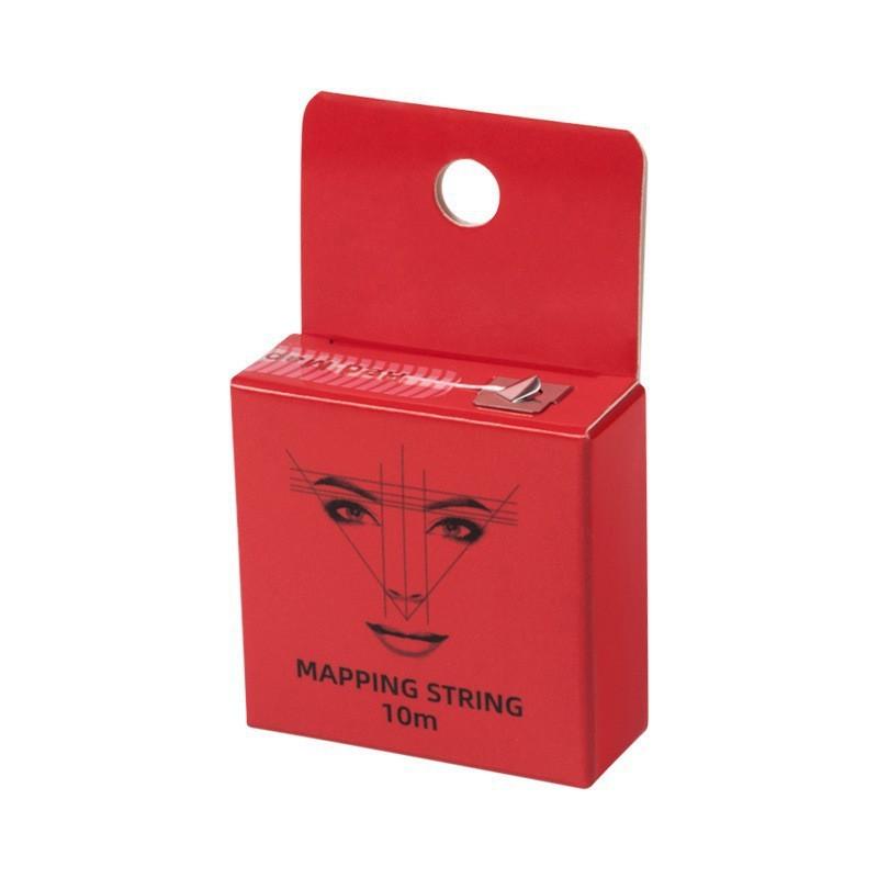 New Style with Ink Tattoo Embroidery Line Ruler Drawing Line Tool with Ink Positioning Eyebrow Shaping Tool Mapping Line Box Eyebrow Design Ink Line