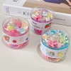 Baby hair tie, no hair damage, disposable rubber band small claw set, children's accessory set, grab, baby birthday gift can, colorful rubber band, long and unbreakable details Picture