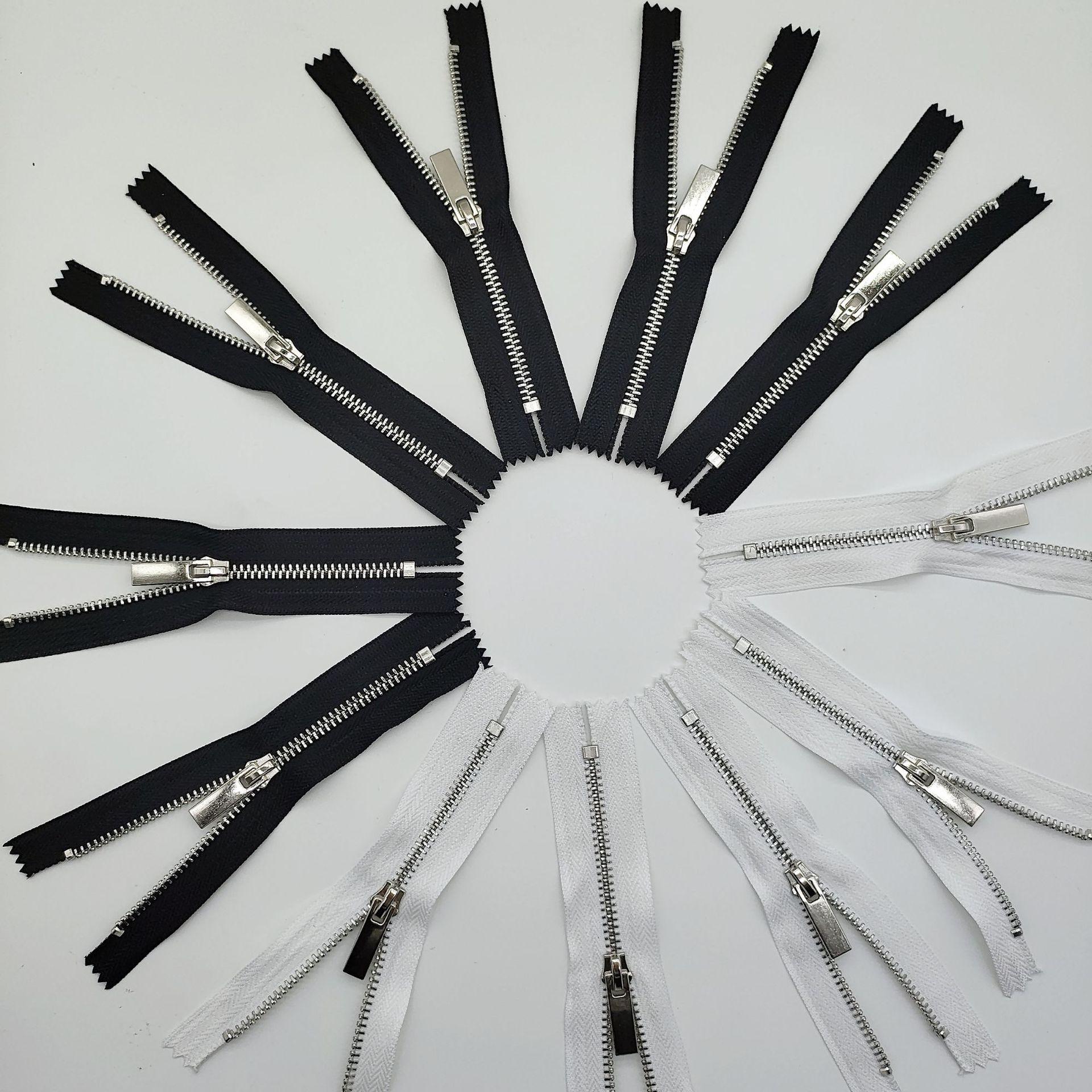 no. 5 closed tail metal zipper 15cm placket zipper neckline zipper shoes zipper luggage zipper full figure