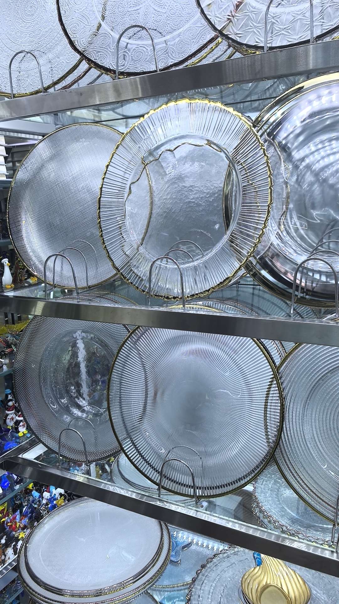 Daily necessities glass tableware set, crystal glass kettle, porcelain cake plate, high-quality ceramic tableware set, beautiful and durable, essential for the dining table! details Picture