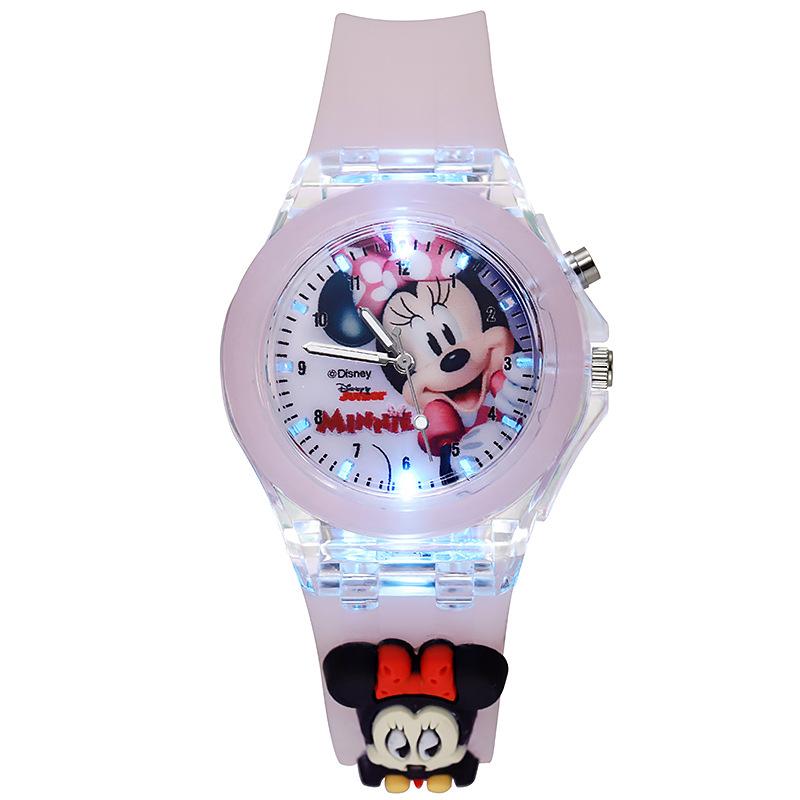 Watch New Children's Luminous Glow Primary School Students Cute Cartoon Doll Electronic Quartz Watch E-Commerce Supply Wholesale Item Picture