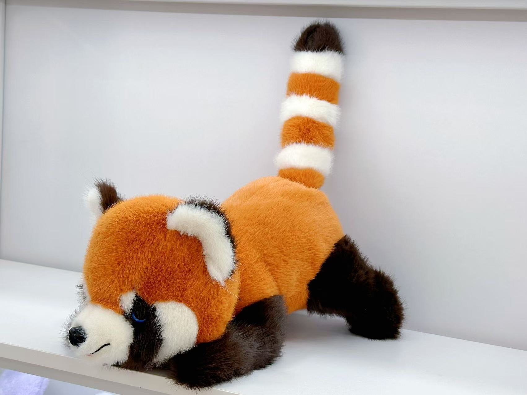 浣熊毛绒玩具娃娃 仿真娃娃欧貂玩偶公仔 软体抱枕 安全环保材料 儿童节礼物 玩具收藏爱好者细节图