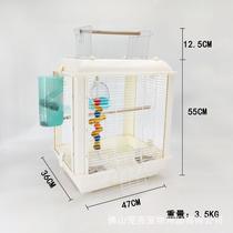 parrot bird cage large space ornamental peony tiger skin parrot cage large bird cage wholesale