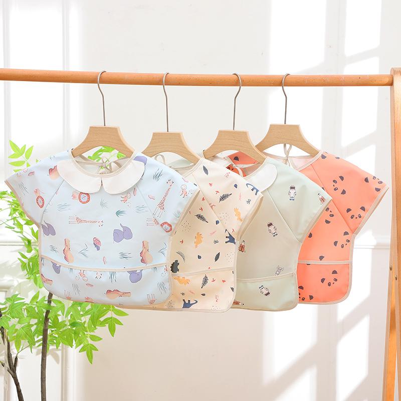 lesser panda pink pinny breathable dinosaur baby saliva towel alien space scarf bib wholesale
