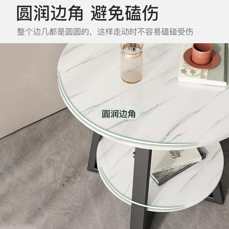 side table small table light luxury small coffee table bedroom mini corner table small round table european style small coffee table living room side table Application Scenario
