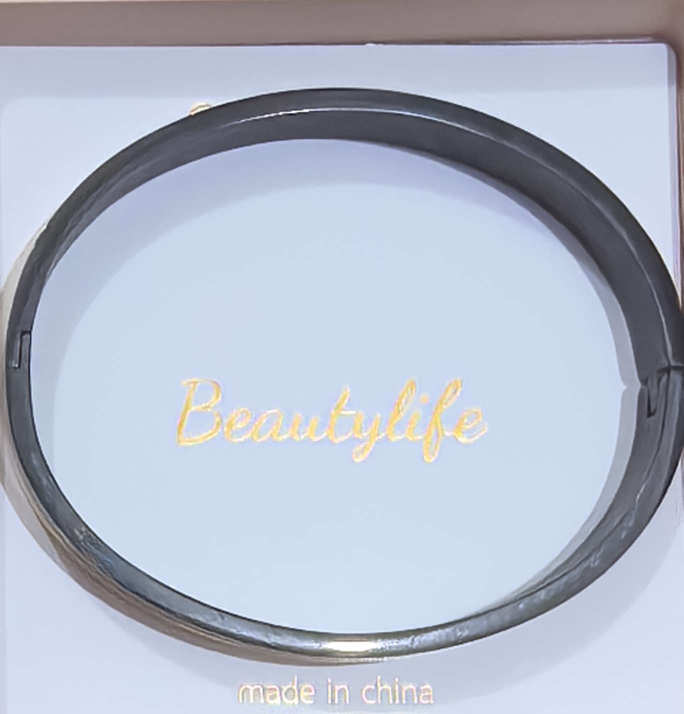 Electroplated two-color bracelet details Picture