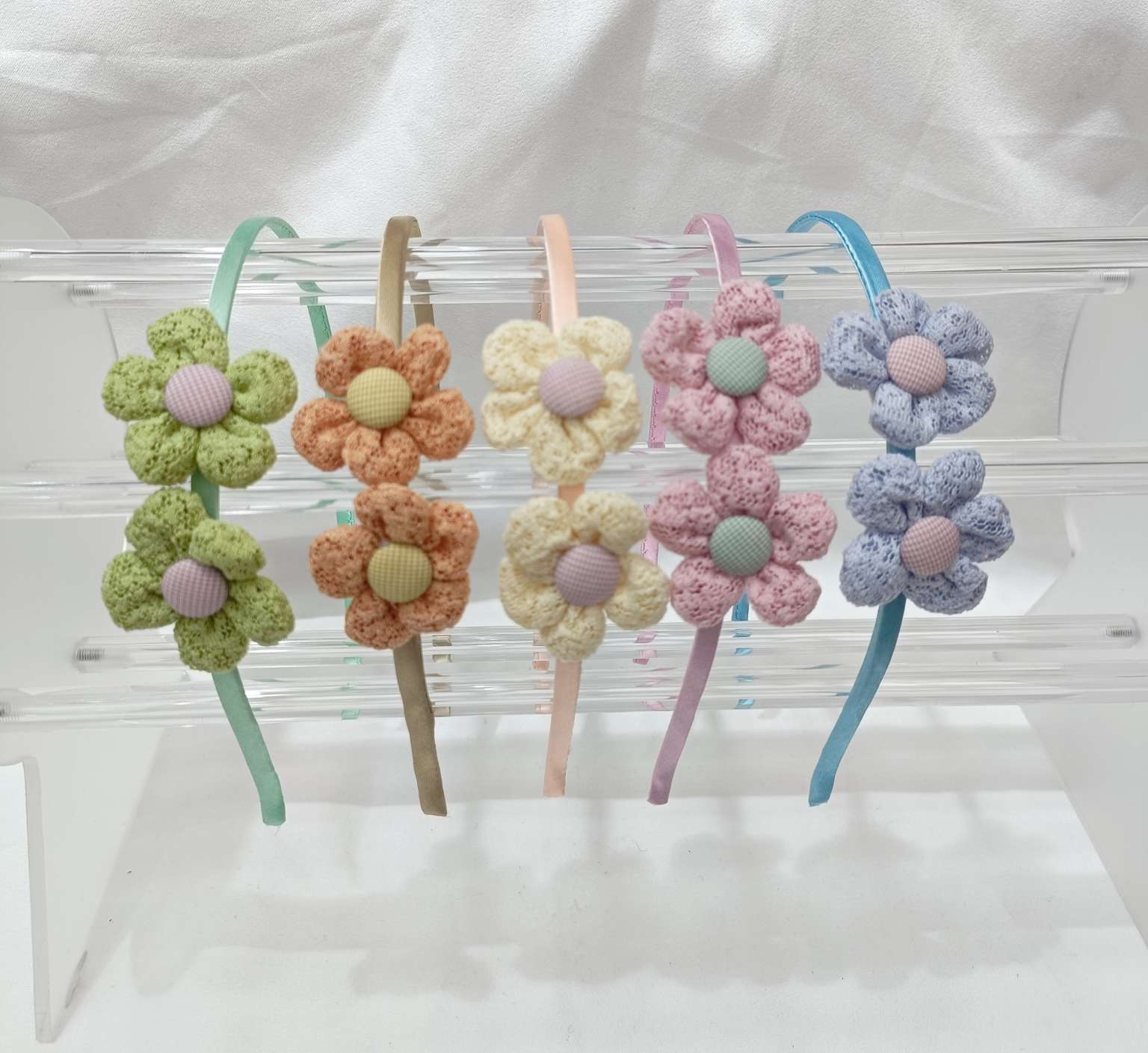 Korean-style spliced design hair band, women's headwear, exquisite hair accessories, headband, false hair band, hair clip, multi-functional and fashionable hair accessory Item Picture