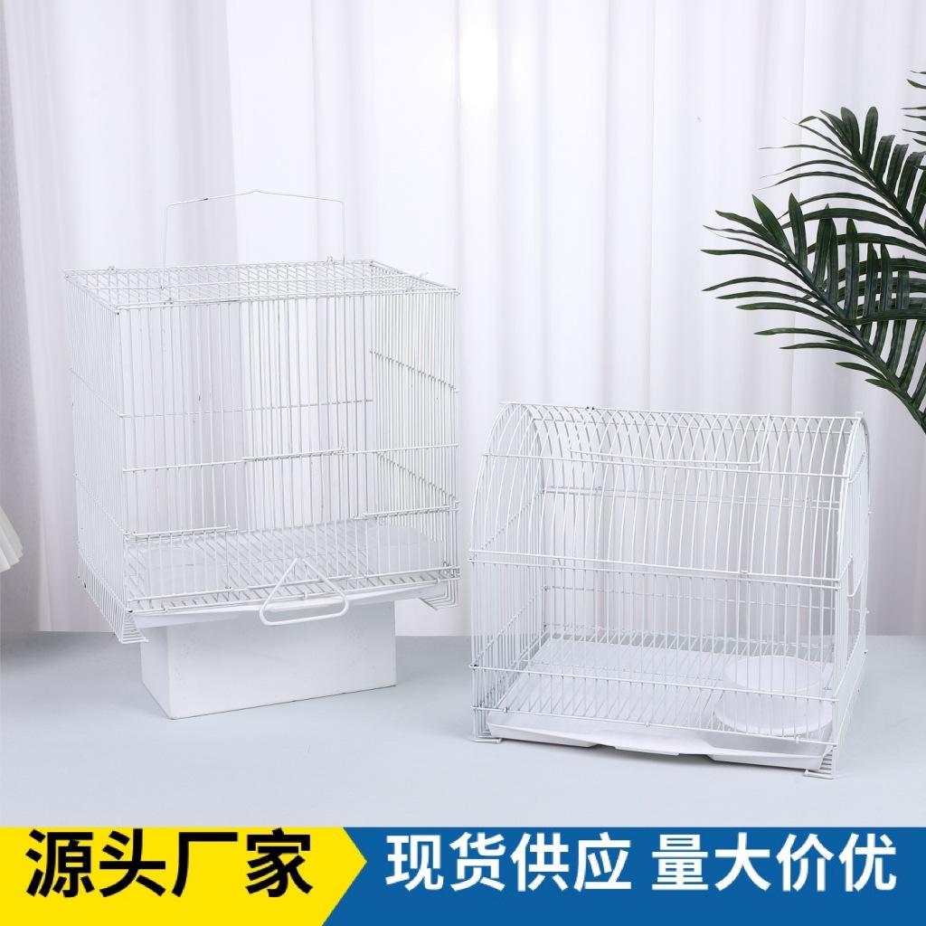 Factory Direct Sales Portable Rabbit Cage Nine-Inch Cage Semicircle Cage Bird Cage Pet Cage Transport Cage Nine-Inch Portable Outer Belt Rabbit Cage