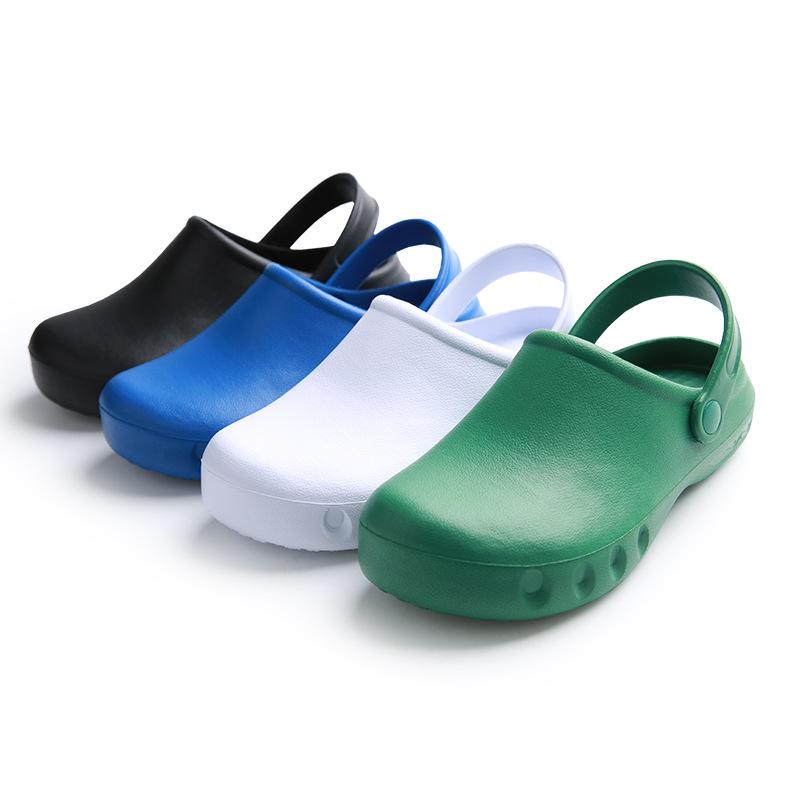 men's and women's slippers surgical protective shoes experimental shoes non-slip protective shoes eva surgical shoes closed toe slippers clean work
